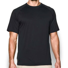 UNDER ARMOUR 半袖Tシャツ 1005684 ルーズテック [ ブラック / Sサイズ ] UnderAmour LOOSE ミリタリーシャツ 半袖シャツ アーミーシャツ アサルトシャツ TDUシャツ 軍服 戦闘服 BDU