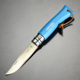 OPINEL 折りたたみナイフ No8 カラーハンドル [ ブルー ] オピネル 折り畳みナイフ フォルダー フォールディングナイフ ホールディングナイフ 通販 販売 折り畳み式ナイフ 折りたたみ式ナイフ