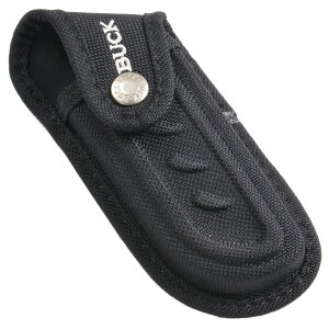 BUCK ナイフシース 397 398 399 オムニハンター用 ポリエステル バック Folding Omni Hunter 12PT ナイフケース ナイフ入れ 収納ポーチ ベルトループ 縦横 ロゴ 刺繍 折りたたみナイフポーチ ナイフ収納