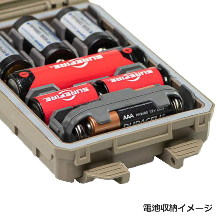 楽天市場】THYRM バッテリーケース CellVault-5M 防水 CR123/18650 