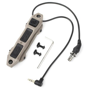 WADSN �����[�g�X�C�b�` TAPS �f���A���t�@���N�V���� Surefire�Ή�/3.5mm�v���O 20mm���[��/M-Lok�Ή� WD07073 [ �f�U�[�g�A�[�X ] ���C�g�X�C�b�` �E�G�|�����C�g�X�C�b�` �E�F�|�����C�g �s�X�g�����C