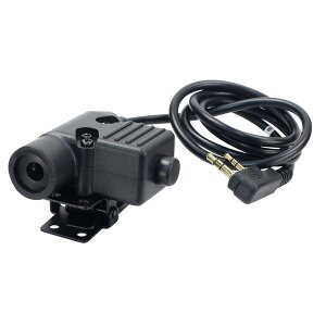 WADSN PTTスイッチ U94 Kenwoodコネクター クリップ付き WZ113-BK-KEN ケンウッド U-94 防音 防音ヘッドフォン イヤープロテクター 聴覚保護具 ノイズキャンセリング 遮音イヤーマフ 騒音対策 作業用