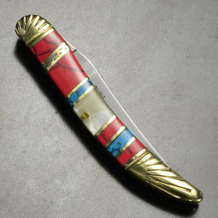 楽天市場】Frost Cutlery 折りたたみナイフ Toothpick ターコイズ SHS 