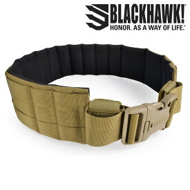 BLACKHAWK デューティーベルト パトロール IVS パッド付 [ Mサイズ / コヨーテタン ] 41PBT2DE | Blackhawk BHI ナイロンベルト タクティカルベルト ミリタリーベルト WEB BELT ミリタリーグッズ ミリタリー用品 サバゲー装備 MOLLEベルト モールベルト サバゲーベルト