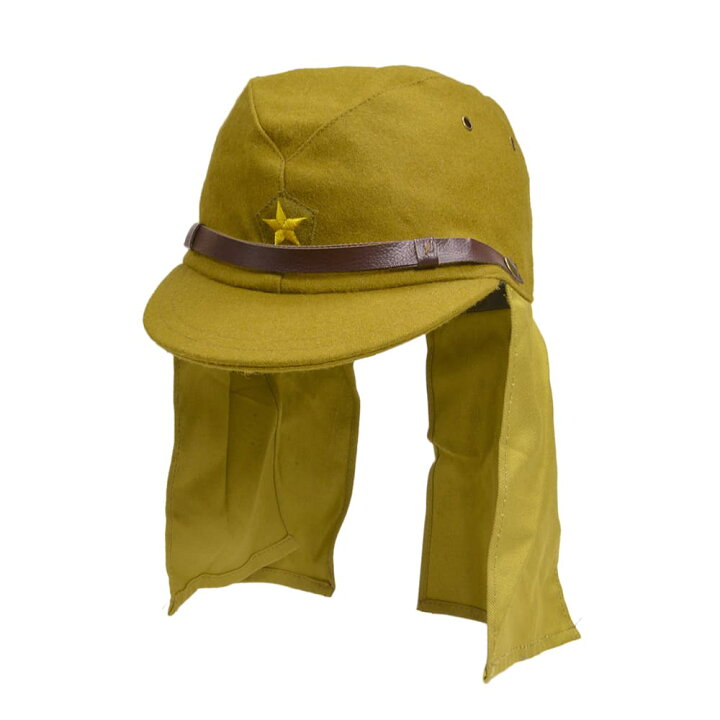 楽天市場】帽垂付き略帽 復刻品 大日本帝国陸軍 WW2 WWII 戦闘帽 軍帽 