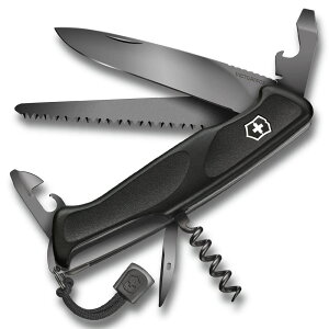 VICTORINOX マルチツール Ranger Grip 55 オニキスブラック 12機能 ビクトリノックス ONYX BLACK レンジャーグリップ55 アーミーナイフ 軍用ナイフ 十徳ナイフ 万能ナイフ 万能ツール 十得ナイフ サバイ
