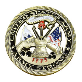 チャレンジコイン アメリカ独立戦争 アメリカ大陸軍 記念 1775 Challenge Coin 記念メダル 記念コイン US 亜鉛合金 彫刻 円形 透明ケース付き ミリタリーメダル ミリタリーコイン