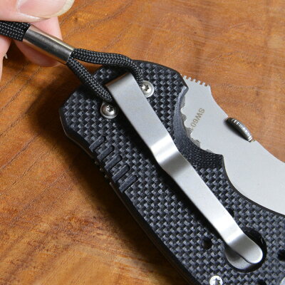 MADBLACKSMITHナイフストラップCityDwellerスムースサテン仕上げマッドブラックスミスナイフパーツナイフクリップナイフアクセサリー
