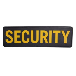 �~���X�y�b�N�����L�[ �p�b�` SECURITY �x���N���t�� PVC�� [ L�T�C�Y / �u���b�N&�S�[���h ] MIL-SPEC MONKEY MSM ���b�y�� �A�b�v���P �x�� �ۈ��� �~���^���[ �T�o�Q�[ �|���X���b�y�� LE���� �x�@��