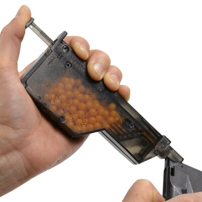 BBローダー200発ガスマガジン用アダプター付BB弾ソフトエアーガンソフトエアガン電動エアガンガスガンサバゲーミリタリー
