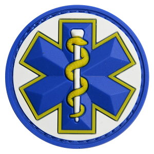 MIL-SPEC MONKEY �p�b�` EMT �X�^�[�I�u���C�t PVC�� �x���N���Ή� [ ���f�B�J�� ] �~���X�y�b�N�����L�[ Star Of Life ���b�y�� MSM ���f�B�b�N ���h �~�} EMS���b�y�� EMT���b�y�� �� �X�l�[�N EMS�p�b�` EM