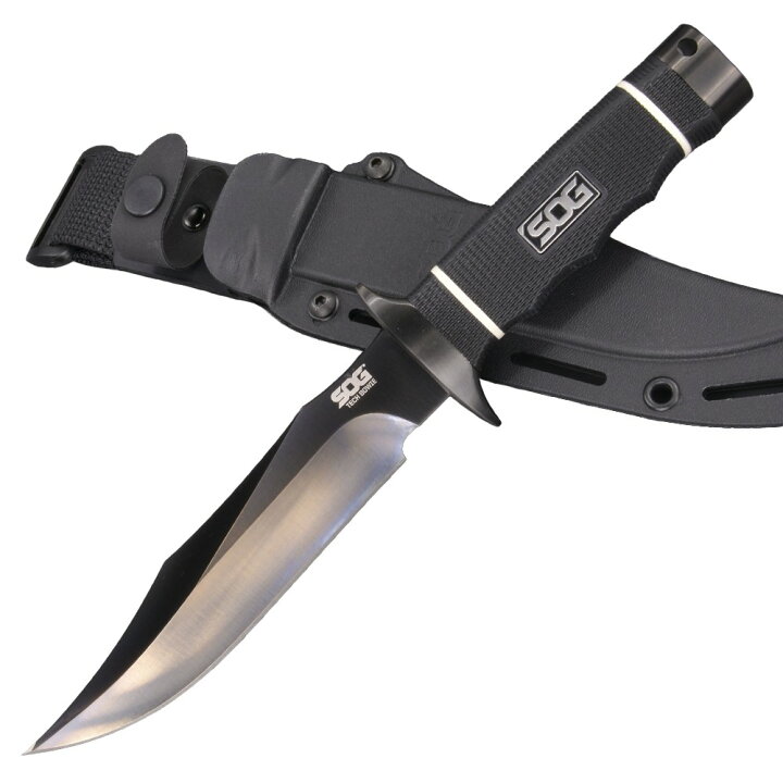 楽天市場】SOG ボウイナイフ S10B-K テックボウイ ボーイナイフ  