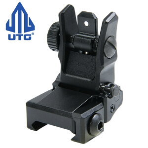 LEAPERS UTG �t���b�v�A�b�v ���A�T�C�g AR15�p �X�[�p�[�X���� MNT-955 ���[�p�[�Y �o�b�N�A�b�v�T�C�g �A�C�A���T�C�g Low Profile Flip-up Rear Sight �J�X�^���p�[�c �Ɛ� �Ɩ� �Ə��� AR�p�[�c M4 M16 AR-15 