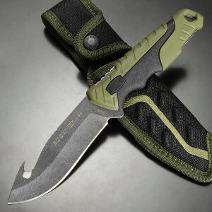 BUCK スキナーナイフ Pursuit Large ガットフック 657GRG バック バックナイフ パシュート ラージ キャンプ 釣り フィッシング 渓流 狩猟 ハンティング 獲物 解体 スキニングフック ガッティングフ