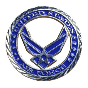 `WRC U.S.GAtH[X  LO_ Challenge Coin LORC USAF AJR bg[  Vo[bL  ~` P[Xt ~^[_ ~^[RC