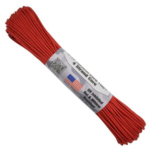 ATWOOD ROPE �^�N�e�B�J���R�[�h 30m ���b�h �A�g�E�b�h���[�v �R ���[�v �C�Ђ� �C�R red �� �ԐF �i�C�����R�[�h �Ђ� �~���^���[�R�[�h �p���R�[�h �T�o�C�o���R�[�h�i�C�����R�[�h