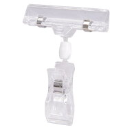 ポップクリップ プラスチック製 クリップスタンド 店舗用品 [ 小 / 10個セット ] POP CLIPS ディスプレイ…