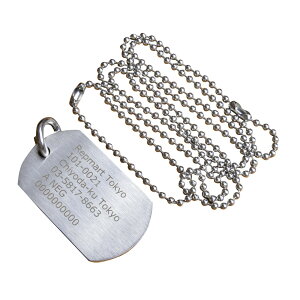 XeX hbO^OZbg 3mm cȂ [U[t H2`3cƓ [  /  ] hbN^O F[ DOG TAG YANZT[  [U[ ʕ[ Dog Tag 