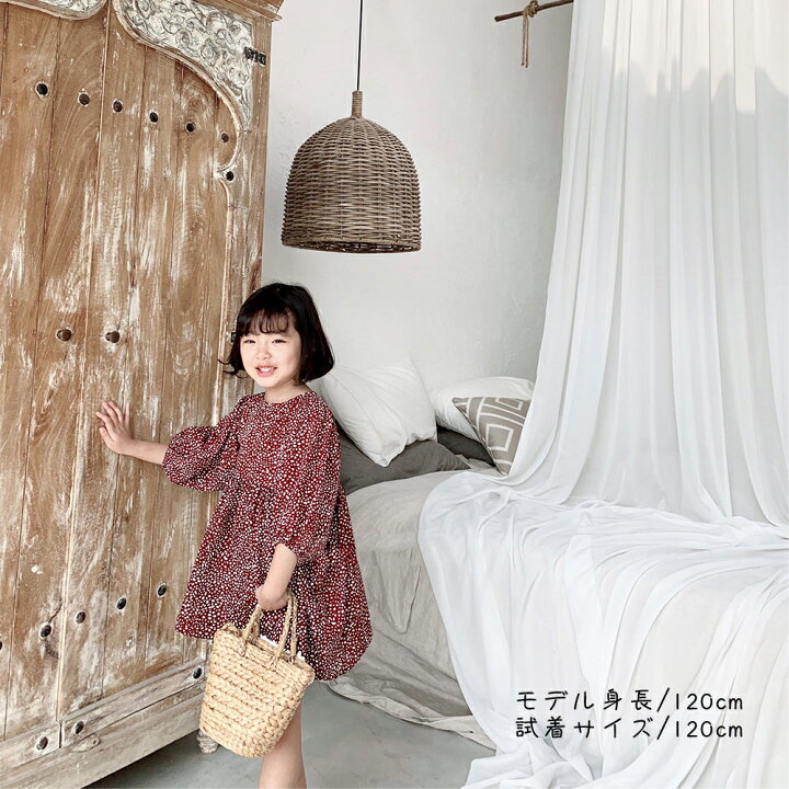 楽天市場 21春新品 女の子 ワンピース 子供 キッズ ドレス 透けない 子ども 春夏秋 水玉 ドット柄 森ガール かわいい シンプル オシャレ お出かけ服 小学校 ガーリー ワンピース 韓国子供服 こども服 子供服 ワンピ ブラック ブラウン レッド ピクニック 90 100 110