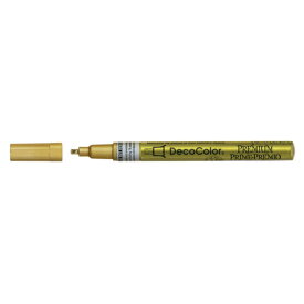 マービー　油性マーカーペン　デコカラープレミアム　ゴールドカリグラ　250-G