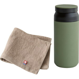 【送料無料・包装無料・のし無料】アミ?ホーム ボトル&タオル オリーブ SB-1739(A5)