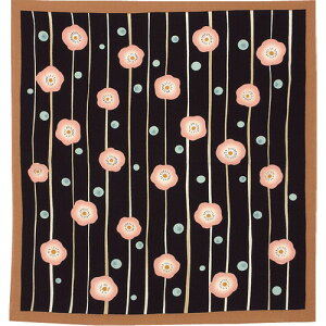 【送料無料・包装無料・のし無料】ちりめん風呂敷 梅黒 40609502(B5)