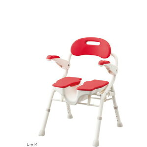 アロン化成 折りたたみシャワーベンチ HPフィットレッド 536-070 4970210858189 入浴用品 清拭用品