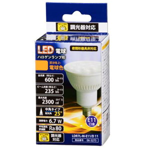 OHM �I�[���d�@�@LED�d�� �n���Q�������v�` ���p�i60�`����/600lm/�d���F/E11/������Ή��j LDR7L-M-E11/D 11