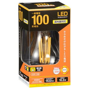 OHM �I�[���d�@�@LED�t�B�������g�^�C�v�d�� �N���A�i100�`����/1522lm/�d���F/E26/�S�����z��290°/������Ή��j LDA10L/D C6