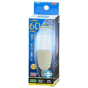 OHM �I�[���d�@�@LED�d�� T�`�i���`60�`����/834lm/�����F/E17/�S����270°/���`���Ή�/�f�M�ގ{�H���Ή��j LDT6D-G-E17 IG92