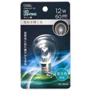 OHM �I�[���d�@�@LED�T�C�����i�����p/1.2W/60lm/�N���A�����F/S35/E17�j LDS1N-H-E17 13C