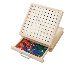 リハビリ用品 4段階角度調節付きペグボード 5100168