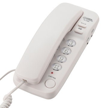 シンプルで小型な固定電話機 格安激安 OHM オーム電機 TEL-2990S 正規逆輸入品 シンプルホン 電話機