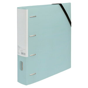 ナカバヤシ どっさり個別Dリングファイル 4穴 A4ワイド・S ブルー RF1035B