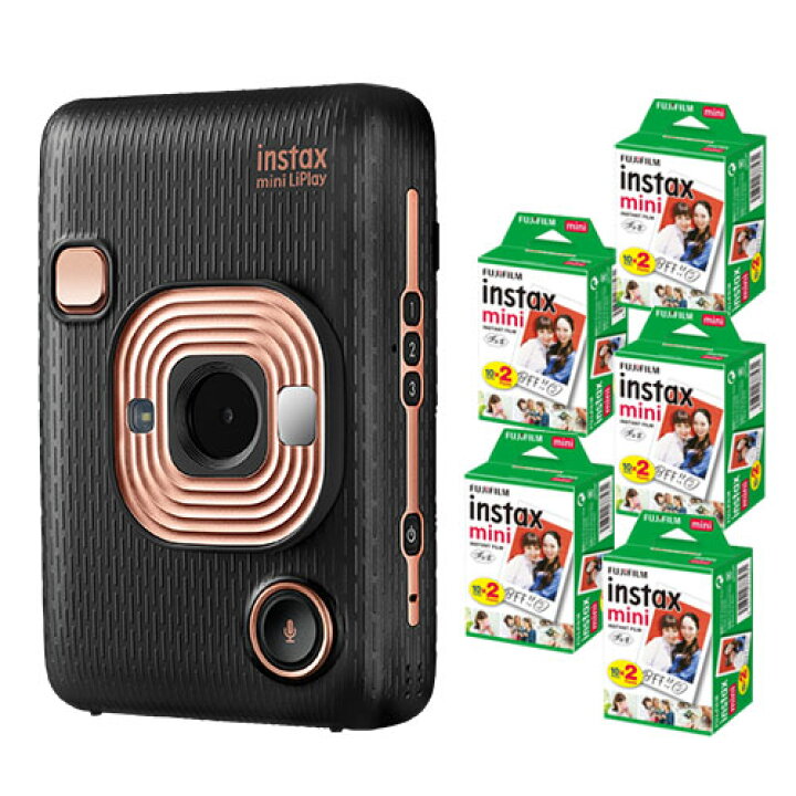 楽天市場】【フィルム100枚付】富士フィルム instax mini LiPlay チェキリプレイ エレガントブラック フィルム100枚付き 音 チェキ! : デジタルセブン 楽天市場】【フィルム100枚付】富士フィルム instax mini LiPlay チェキリプレイ エレガントブラック フィルム100枚付き 音 チェキ! : デジタルセブン