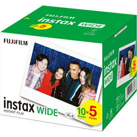 FUJIFILM インスタントカメラ instax ワイド用フィルム インスタックスワイドフィルム 5本パック