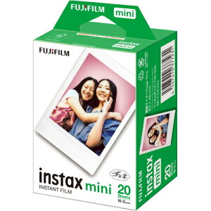 FUJIFILM チェキ用フィルム 2本パック instax mini 2PK(20枚)x5個(100枚)