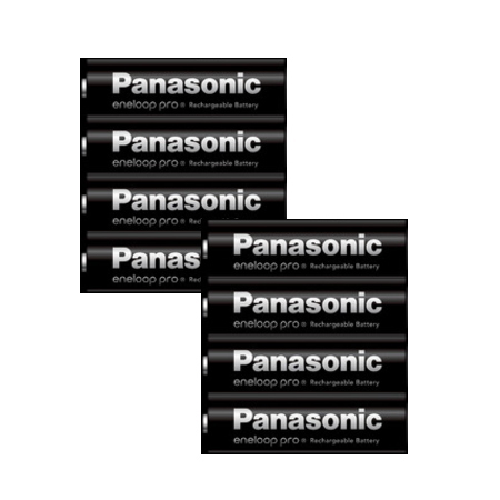 Panasonic パナソニック ニッケル水素電池 eneloop PRO エネループPRO 単3形充電池8本(ハイエンドモデル) BK-3HCD 4H（2パック）