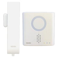 リーベックス Revex ドア・窓センサーチャイムセット XP730A 音と光でお知らせ ワイヤレスチャイム 呼び…