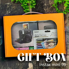 【ギフト チェキ】富士フィルム チェキ インスタントカメラ　instax mini 99 カメラケース付きギフトBOXセット