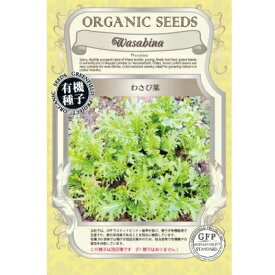 【ポスト投函便】グリーンフィールドプロジェクト　わさび菜【有機種子・固定種】