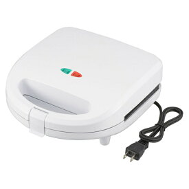 OHM オーム電機 お手入れ簡単 ホットサンドメーカー 食パン8枚・10枚切用 COK-YH71-W