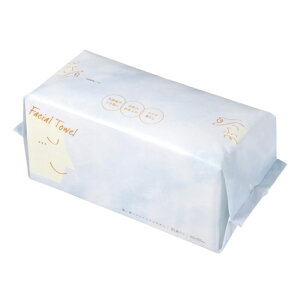 伊藤忠リーテイルリンク 使い捨てフェイシャルタオル 80枚入り DFT-01 介護用品 清拭用品