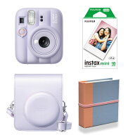 (4点セット)富士フイルム インスタントカメラ チェキ instax mini 13【ドリーミーパープル】 フィルム ア…