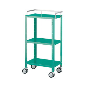 ナビス(アズワン) カラフルステンワゴン(フック付き) レギュラー グリーン  CSWR-3GF