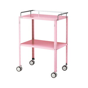 ナビス(アズワン) カラフルステンワゴン(フック付き) ラージ ピンク  CSWL-2PF 4589638293986