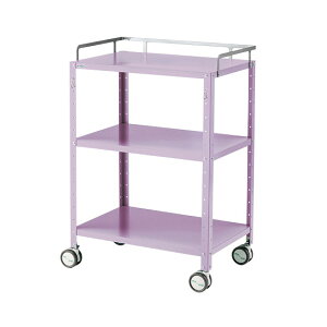 ナビス(アズワン) カラフルステンワゴン(フック付き) ラージ ラベンダー  CSWL-3LF