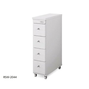 【法人様限定品 代引き不可 送料無料】隙間ワゴン(コンセント付き) 200×440×800 RSW-2044 4997701010079