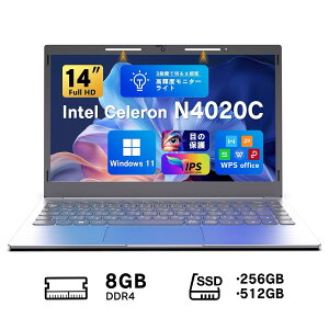 yX[p[Z[i10ItIzm[gp\R Vi Windows11 Officet {L[{[h Ce Celeron N4020C [:8GB SSD:256GB/512GB IPSLp14^t WebJ USB 3.0 miniHDMI 