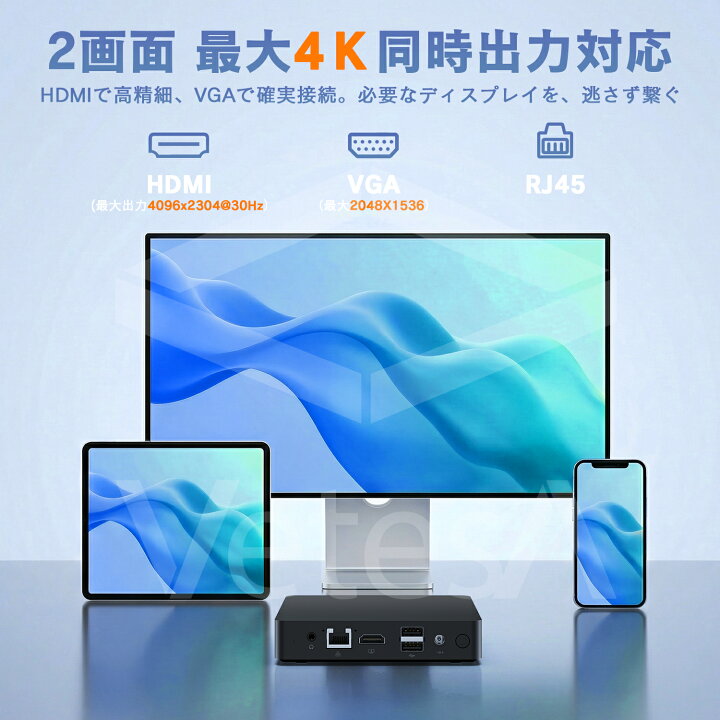 楽天市場】ミニPC Windows11 Pro 小型 デスクトップパソコン 第14世代 